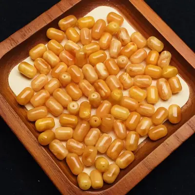 Natural Russian Beeswax Beads for Jewelry & Accessories