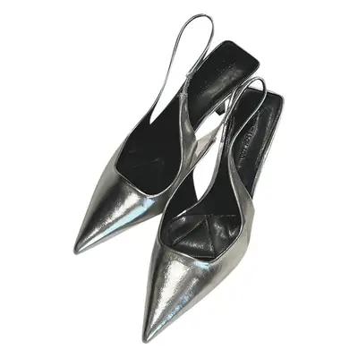 Gold Pointed Toe High Heels for Women 2025 Spring