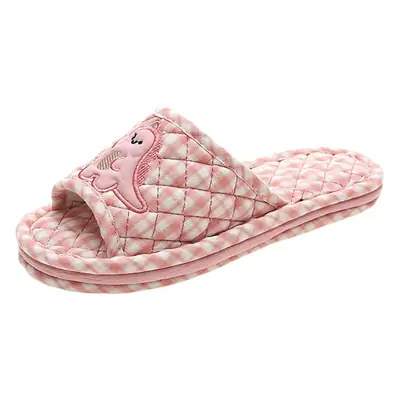 Cross-border cotton fabric couple slippers men's and women's shoes Spring and Autumn home indoor thickened three-layer non-slip mute floor slippers