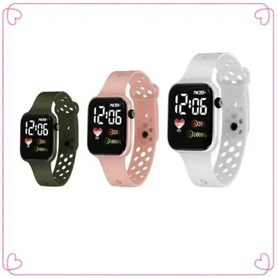 LED Wireless Electronic Watch for Students Sports Tracker