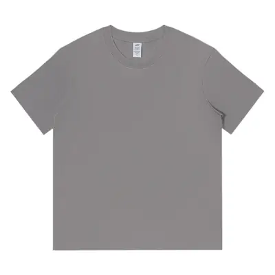 Men's 2024 Spring T-Shirt Navy Cotton Round Neck Short Sleeve