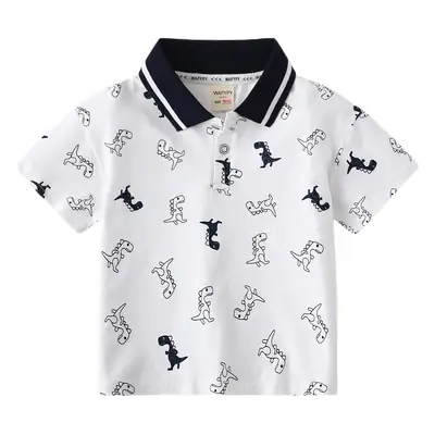 Kids Striped Polo Shirt Baby T-Shirt 2026 Summer