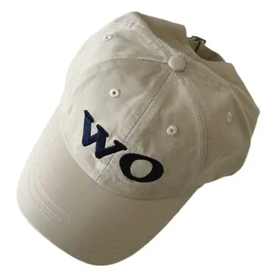Women's Beige Korean Ins Baseball Cap with Logo