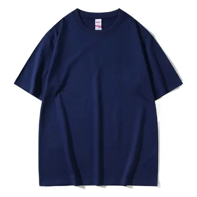 220g ABNT Long Staple Cotton T-Shirt Round Neck Loose Fit