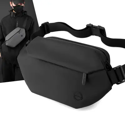 Multi-functional Phone Waist Bag Nylon Black