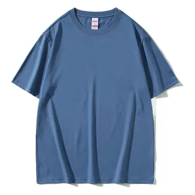 180g ABNT Cotton Loose Fit T-Shirt Blue