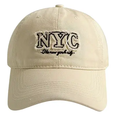Washed Denim NYC Cap Women Men Sun Hat