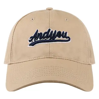 Black Big Head Baseball Cap with "HUAONGPIE" Embroidery