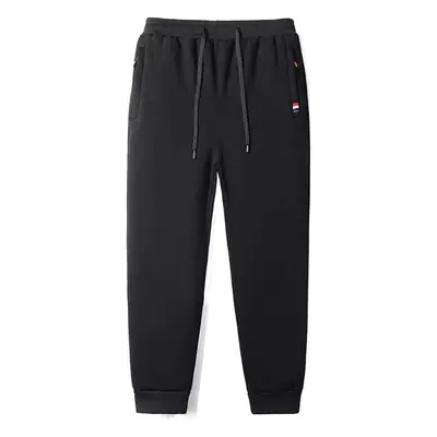 Men Grey Sweatpants Ankle Tied Spring Autumn Casual Pants