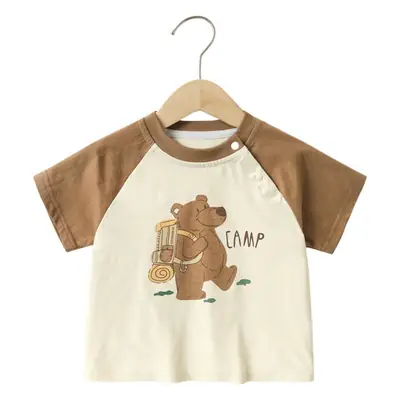 Baby T-shirts 6 Colors Short Sleeve Summer Cotton