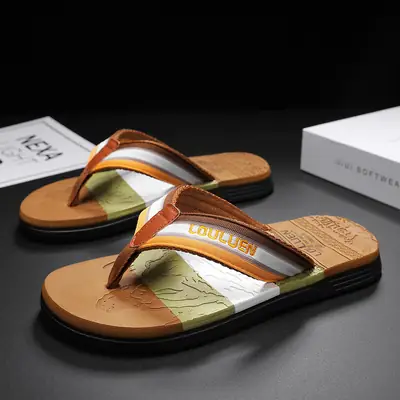 2026 Summer Large Size Flip-Flops for Men Non-Slip Soft Soled