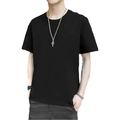 Men Yellow Slim Fit T-Shirt 2026 Summer