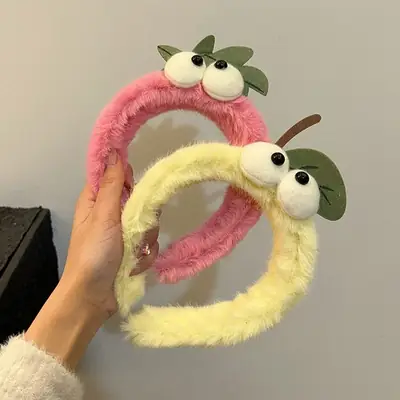 Cute Cartoon Yellow Fur Hairpin for Girls