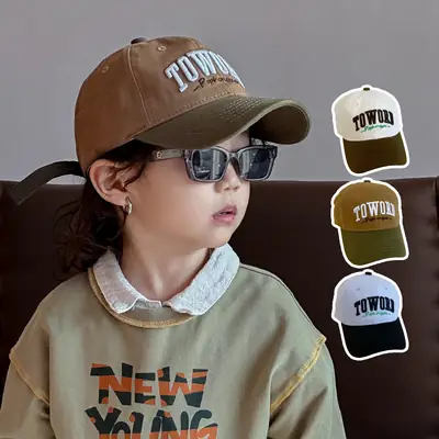Yipan Korean Kids Baseball Cap 2025 Spring Fall New Ins