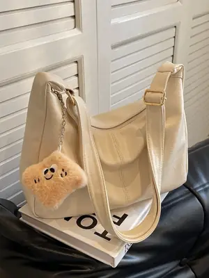 Women Retro Crossbody Tote Bag Soft Leather 2024