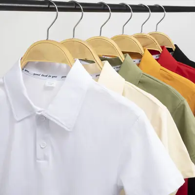 Boys Girls Kids Polo T-Shirt Large Green Cotton