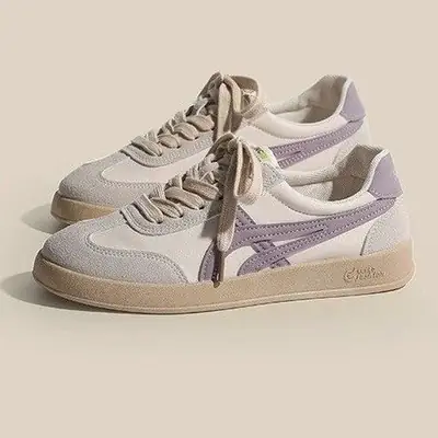 Women's Purple & Silver Retro Training Shoes