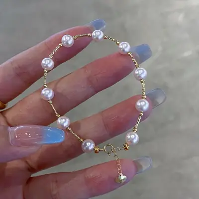 Customizable Pearls & Necklaces Earrings Bracelets
