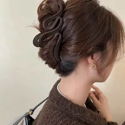 Frosted Shark Clip Hairpin for Women 2024