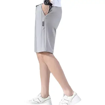 Men's Ice Silk Thin Cropped Shorts