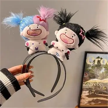 Funny Tooth-Missing Doll Hairpin Clip for Girls