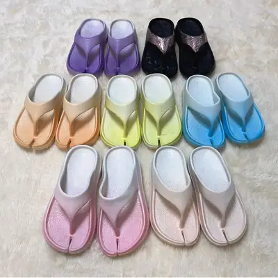 Girls Flip Flops Summer Beach Slippers Soft Thick Soles