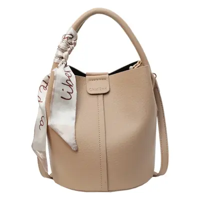 Women's Soft Leather Crossbody Bag Beige 2025