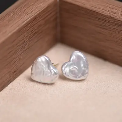 S925 Silver Heart Earrings for Women