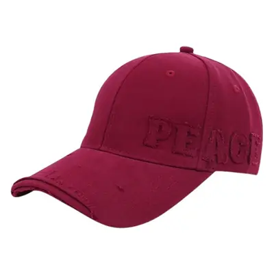 Pink Peach Embroidered Women's Baseball Cap