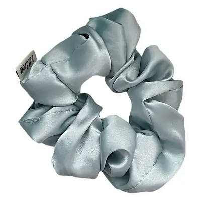 Black Satin Hair Scrunchie for Women