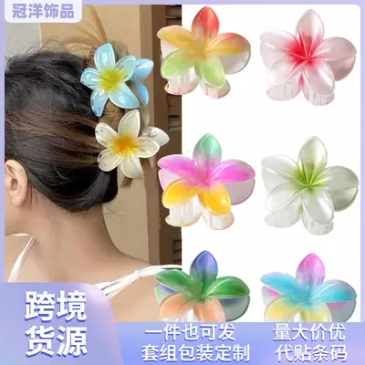 Blue Flower Clip for Women's Hair Accessories