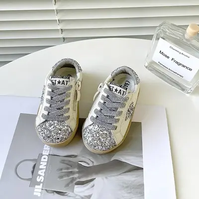 Baby Toddler Shoes Autum 1 to 2 Years Old Baby Shoes Soft Sole Non-Slip Sneakers Girls Casual Shoes Girls Trbottomy Shoes