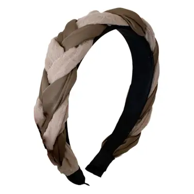 Japanese Korean Style Black Flocking Headband for Women