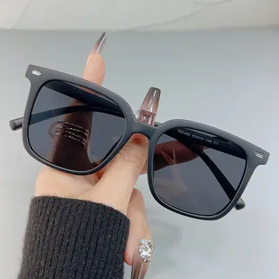 Black Polarized Women Sun Glasses UV400