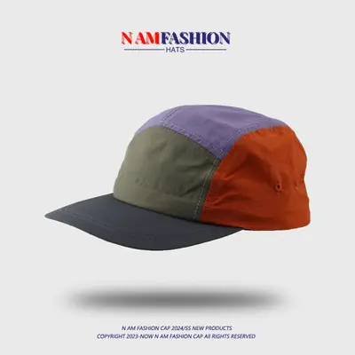 Men's Multi Color Baseball Cap Summer Green Blue