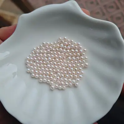 2.5-3mm Seawater Pearl Akoya Mini Round Strong Light White