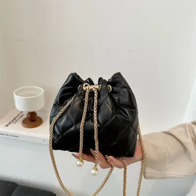 Korean Style Chain Mini Shoulder Bag for Women