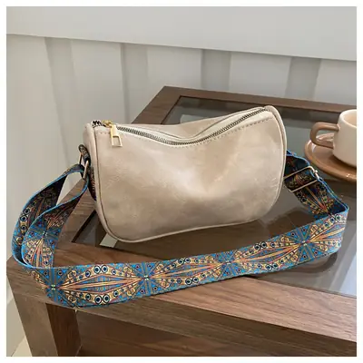 Retro Pink Shoulder Crossbody Bag for Women
