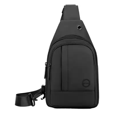 Men's Black Waterproof Shoulder Messenger Bag