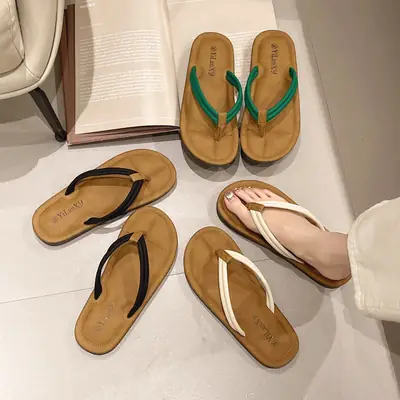 Plus Size Women's Flip Flops Summer 2024 Non-Slip Lightweight