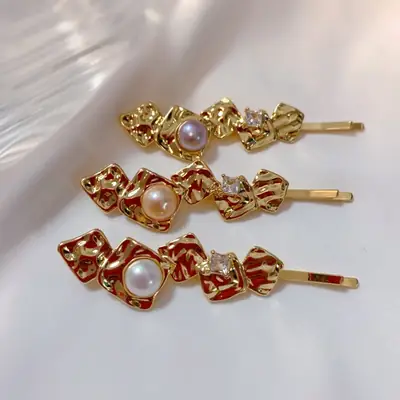 Korean Pearl Hairpins for Women Summer Style
