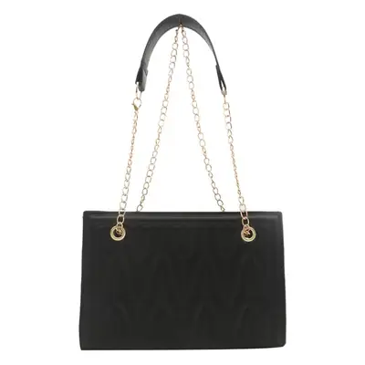 Women's Chain Crossbody & Embossed Quilted Bag Set