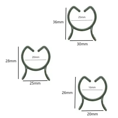 Gardening Clip Butterfly Buckle Large Eight-Character Plant Binding Tie Vine Fixed Clip Holder Plastic Small Clip