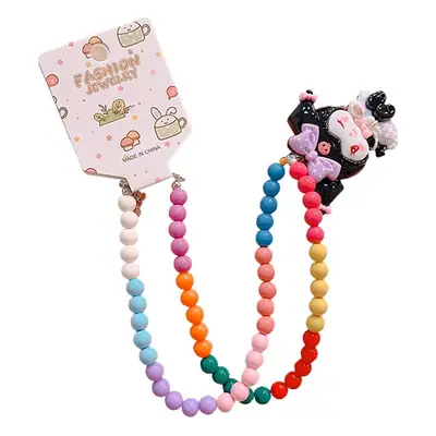 Colorful Mermaid Princess Beaded Necklace for Girls