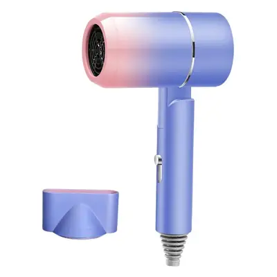 Factory Wholesale Gradient Blue Hair Dryer Portable Foldable