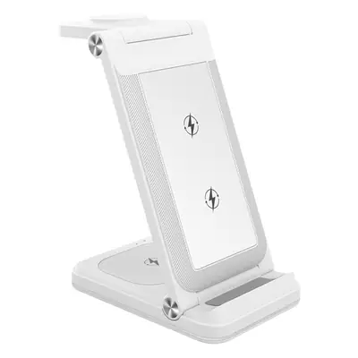 Three-in-One Wireless Charging Dock for iPhone Samsung Huawei