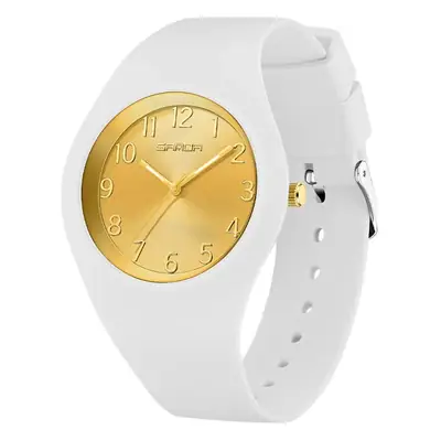 Red Korean Analog Watch for Boys Girls Small Quartz Watch