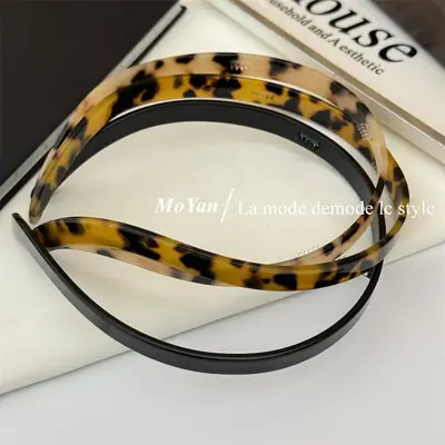 Korean Style Acetate Headband for Women 2024