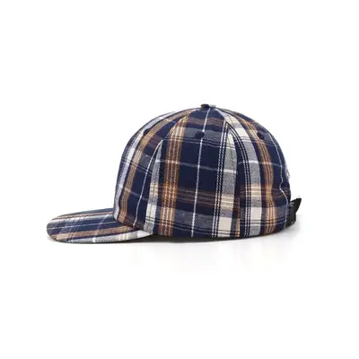 Men Plaid Plaid Cap Casual Streetwear