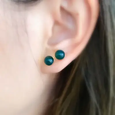 4-9mm Mexican Lamper S925 Silver Earrings Live Supply